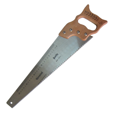 HAND SAW WOODEN HANDLE